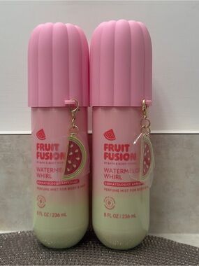 NWT BBW Fruit Fusion Watermelon Whirl Perfume Mist Set bath and body works